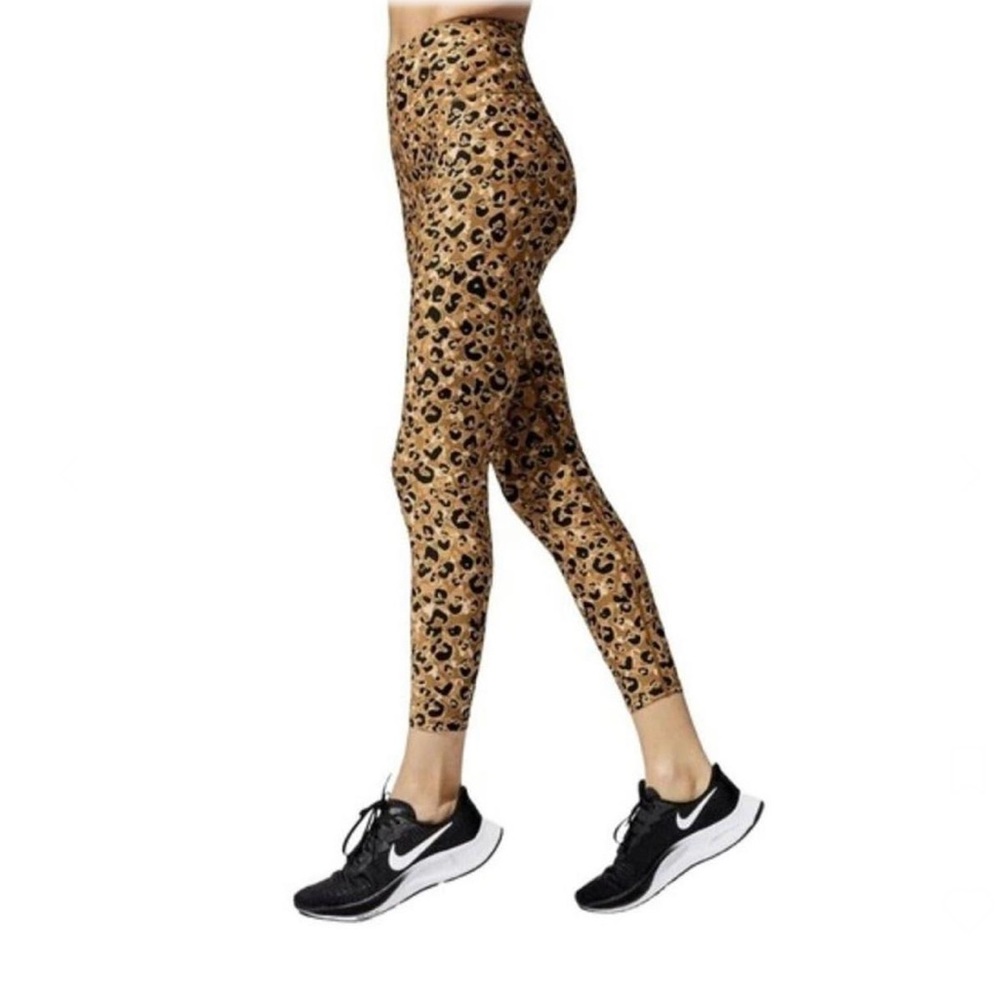 Carbon38 Leopard 7/8 Leggings Size XXL NWT
